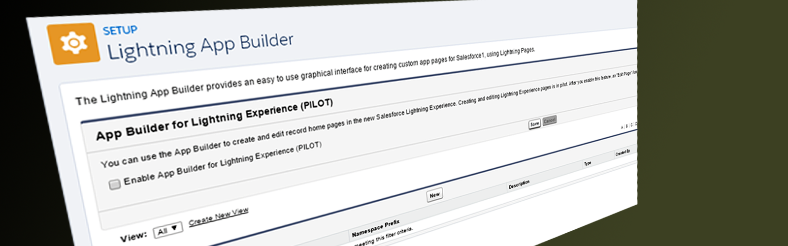 Salesforce.com : Lightning App Builder